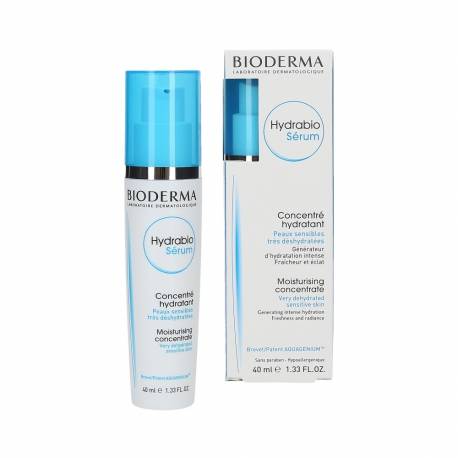Bioderma Hydrabio Moisturizing Concentrate Serum For Dehydrated Sensitive Skin 40ml