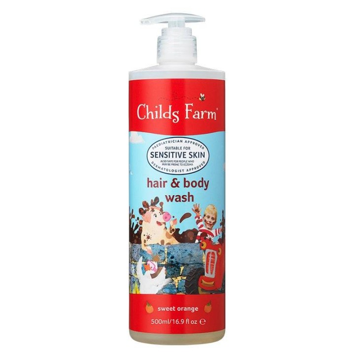 Childs Farm Hair & Body Wash Sweet Orange 500ml