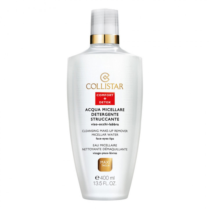 Collistar Cleansing Make Up Remover Micellar Water Face-Eyes-Lips Comfort & Detox 400ml