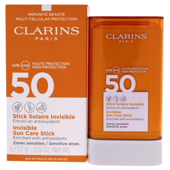 Clarins Invisible Sun Care Stick Spf50 Zonnebrand 17 Gr