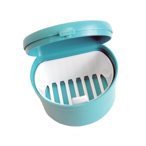 Dental Box Denture Case 1Pc Blue
