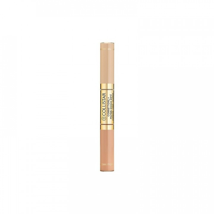 Collistar Concealer + Eye-Primer 3In1 Corrects, Fixes & Brigthens N.3 Scuro/Deep - Sanda Maria Novella