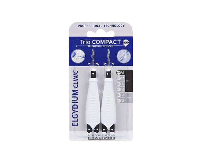 Elgydium Clinic Interdental Brush Trio Compact Black 000