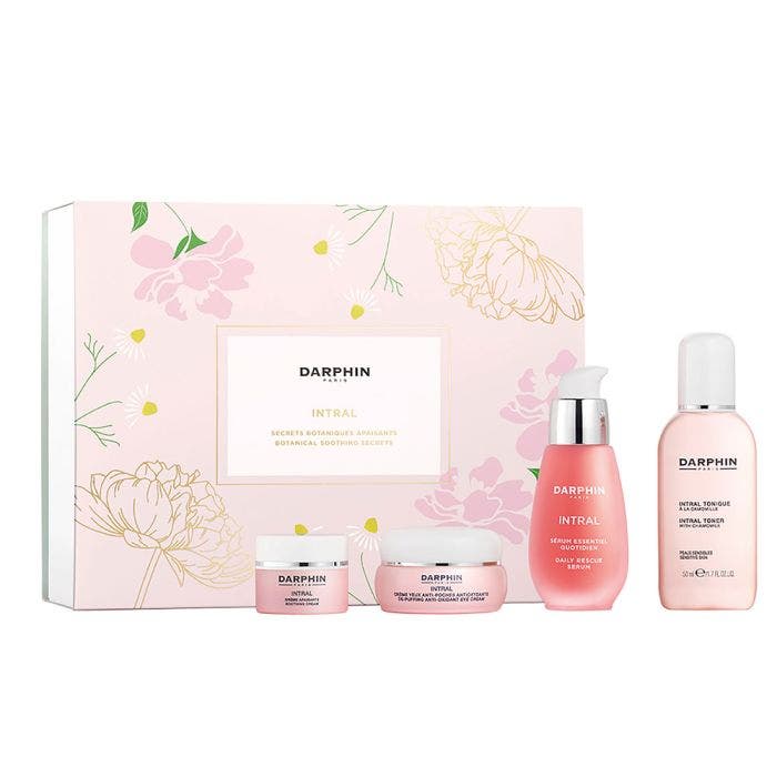 Darphin Intral Botanical Soothing Secrets Set Serum 30Ml+ Eye Cream Care 15Ml+ Cream Care 5Ml+ Toner 50Ml 4Pcs