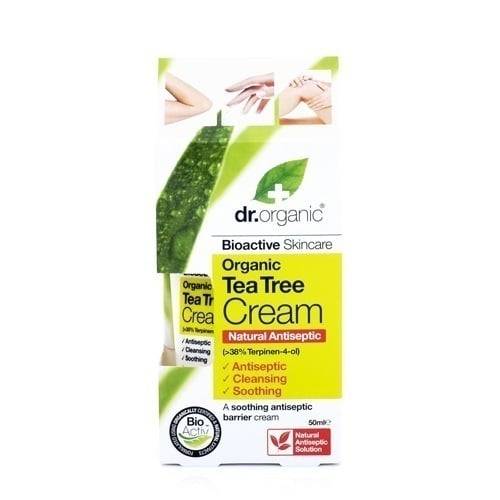 Dr. Organic Tea Tree Cream Antiseptic Cleansing& Soothing 50ml