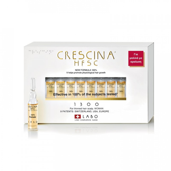 Crescina – Hfsc 100% 1300 Woman for Hair Growth 20 Vials