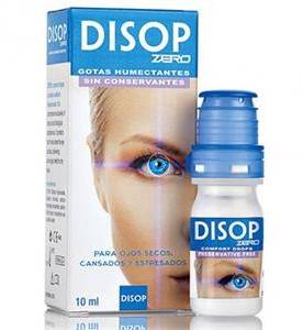 Disop Zero Moisturizing Eye Drops For Medium Eye Dryness 10Ml