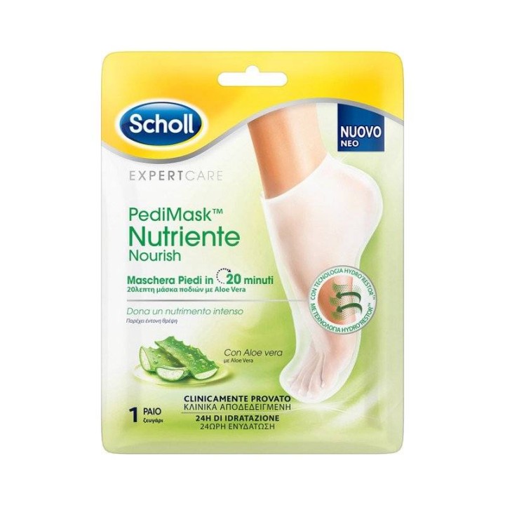 Dr. Scholl Pedimask Nutriente Nourish With Aloe Vera 1Pair