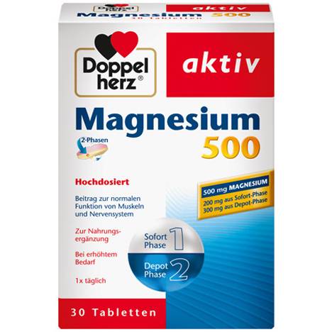 Doppelherz Magnesium 500Mg 30 Tablets
