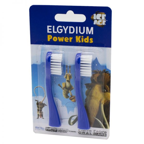 Elgydium Power Kids Ice Age Toothbrushes x2