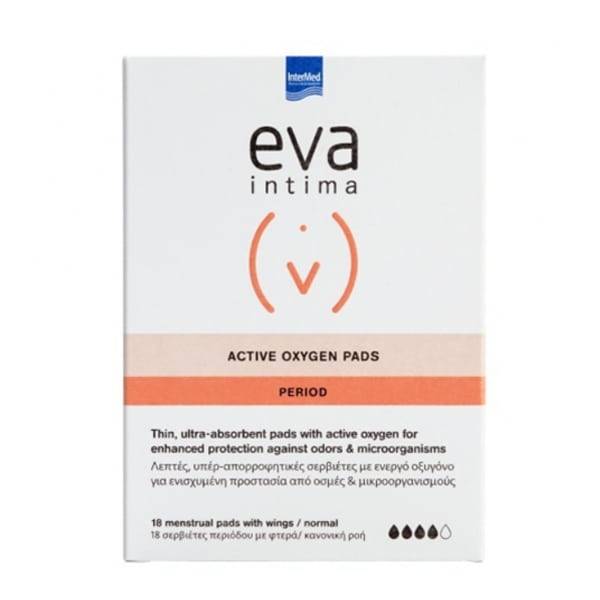 EVA INTIMA ACTIVE OXYGEN 18 SANITARY PADS