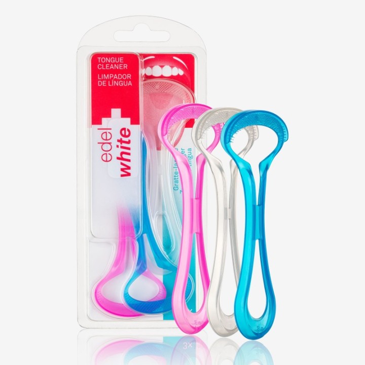 EDEL WHITE Tongue Cleaner 3Pcs