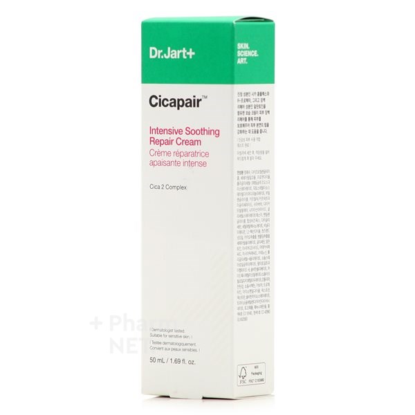 Dr.Jart+ Cicapair Intensive Soothing Repair Cream Care,Balancing K Beauty Cream Care That Stabilises & Strengthens The Skin 50 Ml