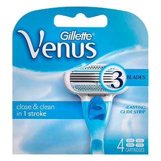 Gillette Venus For Women Razor Heads Refil x4