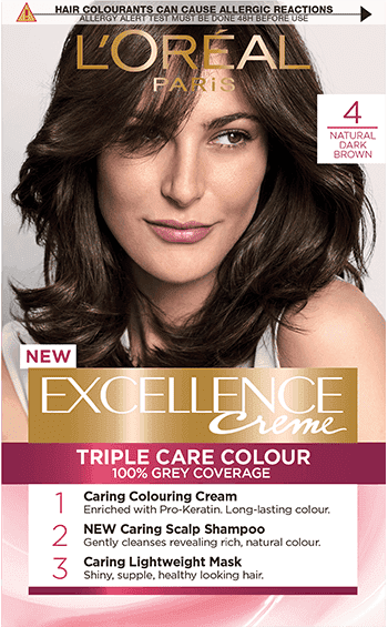 Excellence Crème 4 Natural Dark Brown Permanent Hair Dye