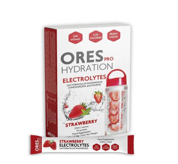 Eifron Ores Pro Hydration Electrolytes Strawberry 10Sachets
