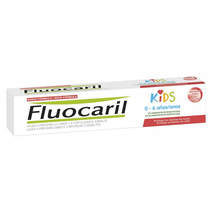 Fluocaril Kids Strawberry Toothgel 50Ml X 0-6Years