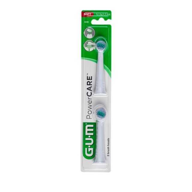 Gum Power Care 2 Tooth Brush Heads