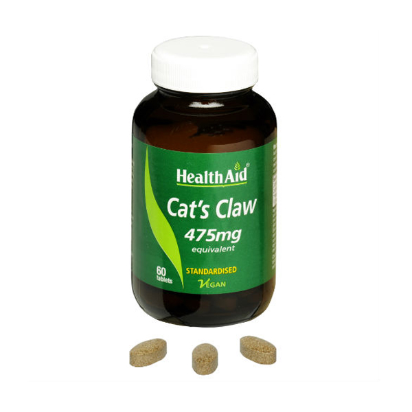 Health Aid Cat's Claw 475Mg 60 Tablets