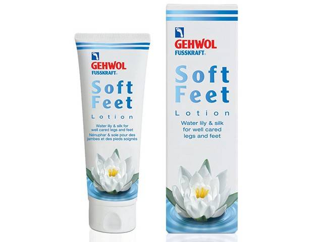 Gehwol Fusskraft Soft Feet Lotion With Water Lilly & Silk For Well Cared Legs & Feet 125g