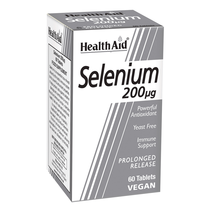 Health Aid Selenium 200Mg Antioxidant Prolonged Release Tablets 60 Tablets