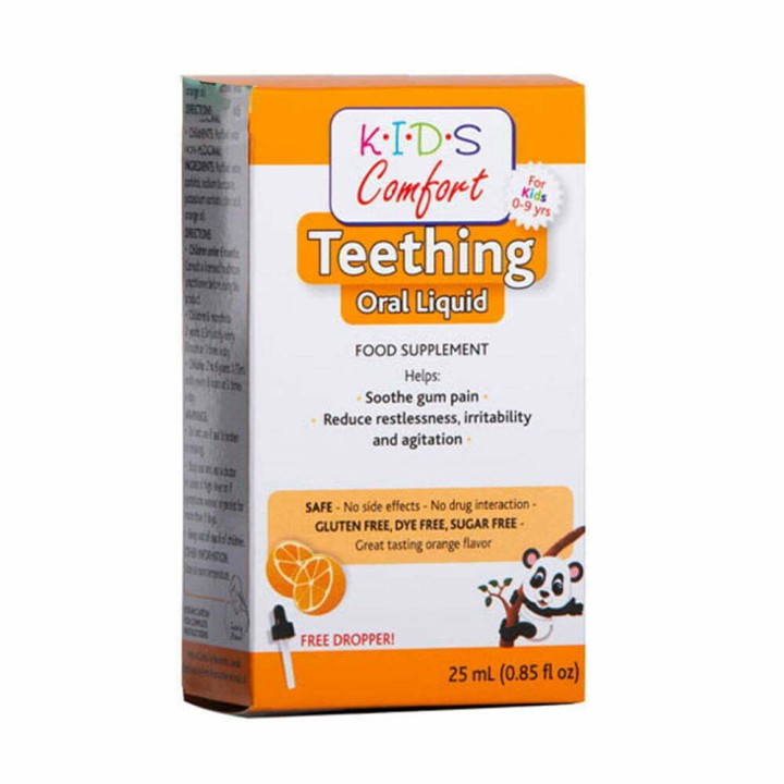 Kids Comfort Teething Oral, Liquid, 25ml x 0-9years