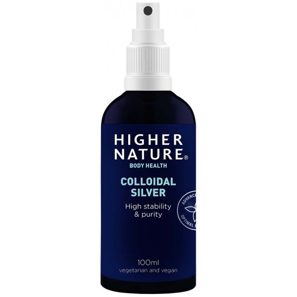 Higher Nature Colloidal Silver High Stability 100Ml Spray 1pc