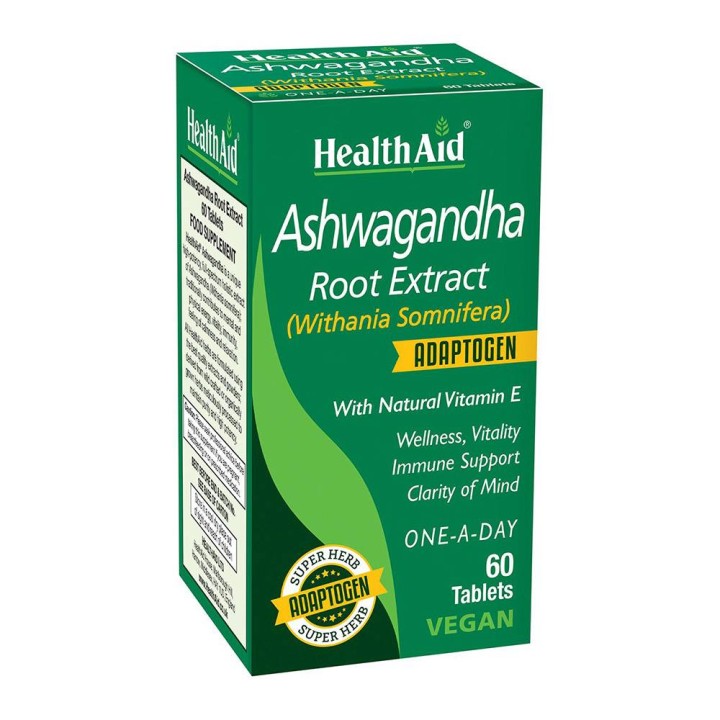 Health Aid Ashwagandha Root Extract 60 Tablets