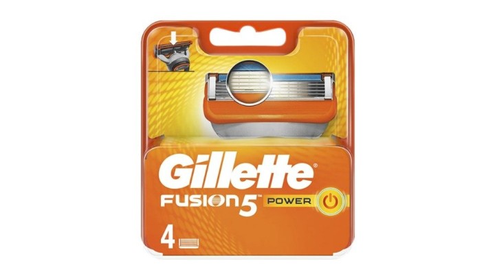 Gillette Fusion5 Power Razor Blade Refills, 4Pcs
