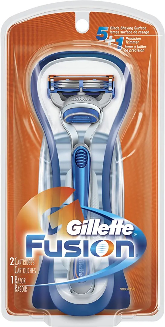 Gillette Man's Fusion Razor+ 2 Blades