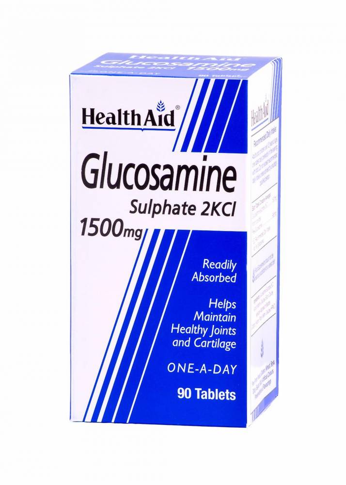 Health Aid Glucosamine Sulphate 1500Mg Helps Mantain Healthy Joints & Cartilage 90 Tablets
