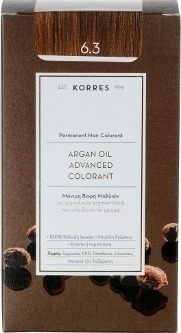 Korres Argan Oil Colorant Honey Dark Blonde 6.3 Hair Dye