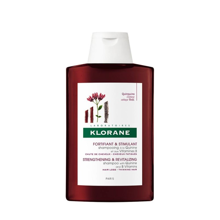 Klorane Strengthening & Revitalizing Shampoo With Quinine And B Vitamins For Thin Hair & Hair Loss 200ml