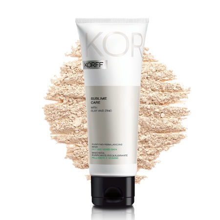 Korff Sublime Care Purifying - Rebalancing Mask With Clay & Zinc For Oily And Mixed Skin 75ml