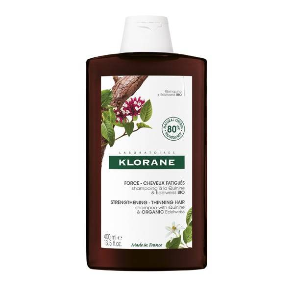 Klorane StrengthThinning Hair Loss Shampoo With Quinine & Organic Edelweiss 400ml