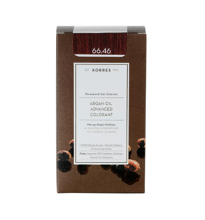 Korres Argan Oil Colorant Intense Burgundy Red 66.46 Hair Dye