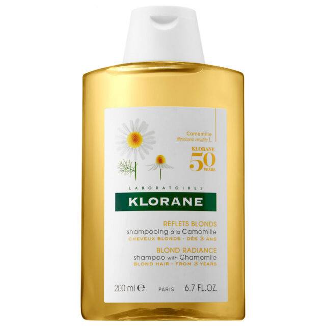 Klorane Blonde Highlights Shampoo With Chamomile For Blonde Hair 200ml