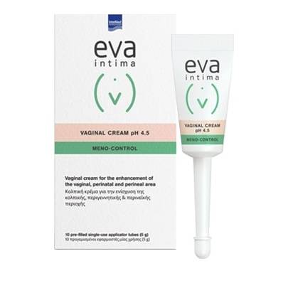 Intermed Eva Intima Vaginal Cream Ph 4.5 Meno-Control 10 Pre-Filled Applicators