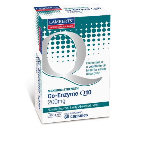 Lamberts Co-Enzyme Q10 200Mg 60 Capsules