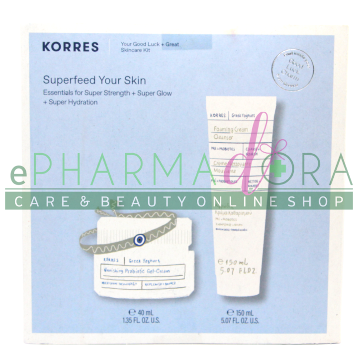 Korres Your Greek Good Luck Charm Greek Yogurt Cream Care 40Ml Cleanser 150Ml