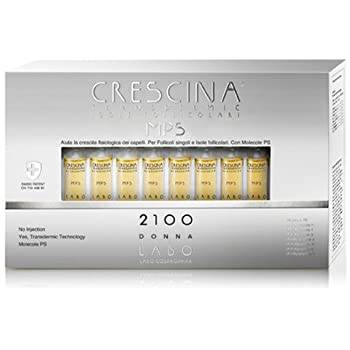 Labo Crescina Hair Follicular Islands Re- Growth Treatment For Women 2100 10 Ampules
