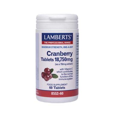 Lamberts Cranberry Complex 18 - 750Mg 60 Tablets