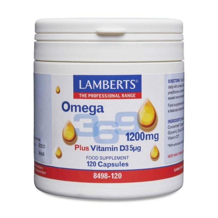 Lamberts Omega 3 6 9 1200Mg 120 Tablets
