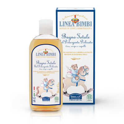 Linea Bimbi Total Hair Shampoo & Bath Gel 250Ml