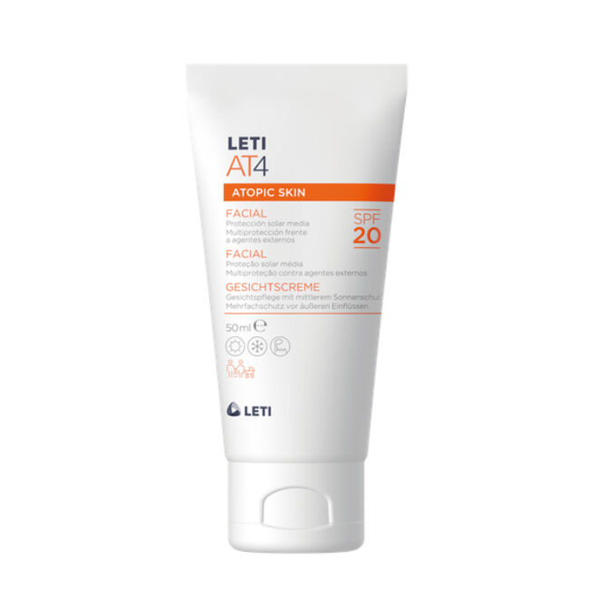 Leti At4 Facial Cream Atopic Skin Spf 20 50Ml