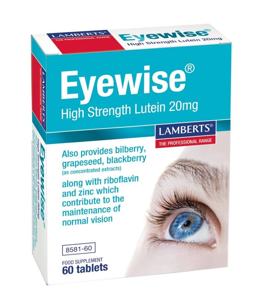 Lamberts Eyewise 20Mg 60 Tablets
