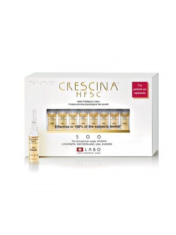 Labo Crescina Hfsc 500 Woman Hair Development Treatment For Women 10 Vials