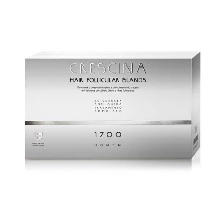 Labo Crescina Hair Follicular Islands Anti- Hair Loss & Re- Growth Complete Hair Treatment For Men 1700 10+10Vials