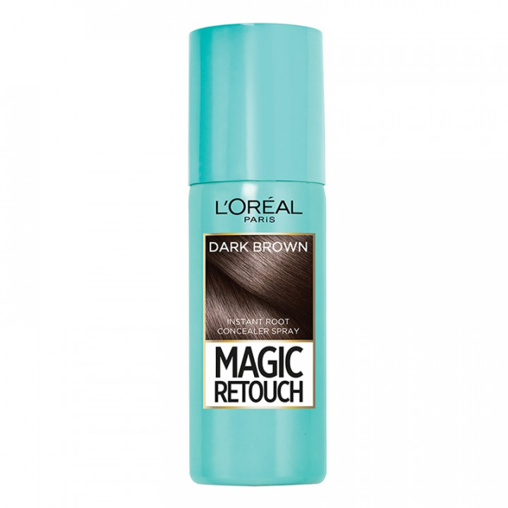 Loreal Magic Retouch Instant Root Concealer Dark Brown Hair Color Spray 75ml