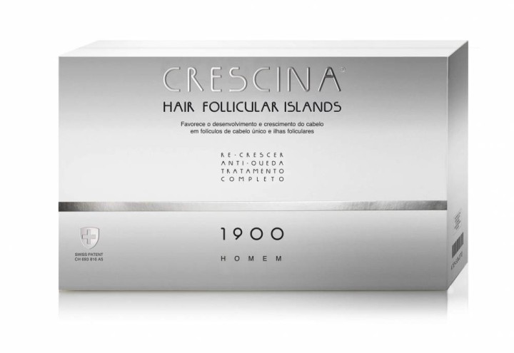 Labo Crescina Hair Follicular Islands Anti- Hair Loss & Re- Growth Complete Hair Treatment For Men 1900 10+ 10Vials